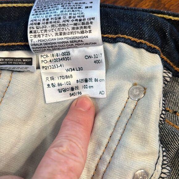 Levi’s Men’s 541 Dark Wash Jeans 34 x 30 - Picture 5 of 7